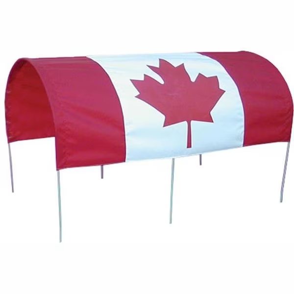 Millside Industries CDN-F 20 in. x 38 in. Canadian Flag Canopy for Wagons, Millside Industries, Mfr#: CDN-F